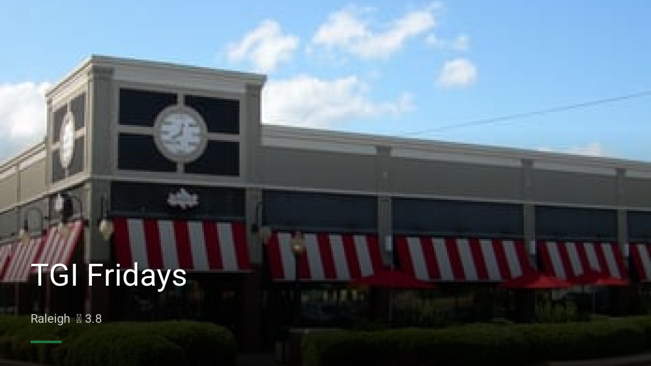TGI Fridays - Sports Bars in Raleigh