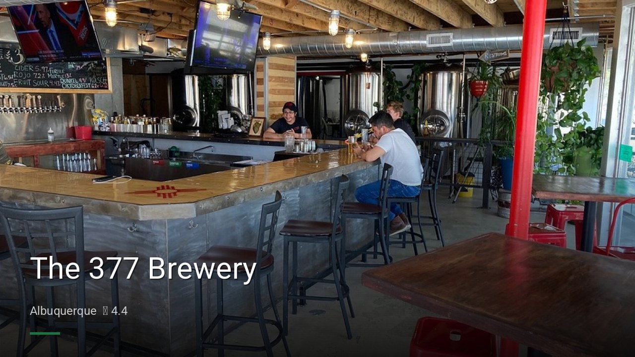 The 377 Brewery - Sports Bars in Albuquerque