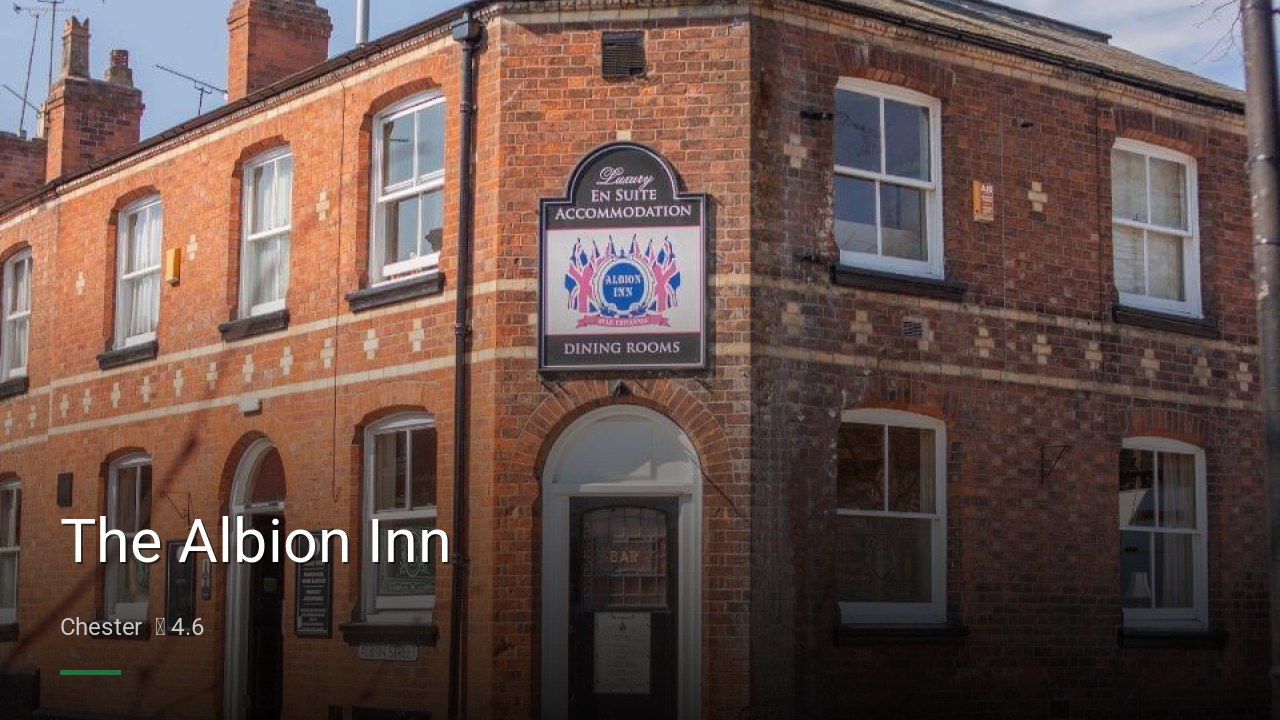 The Albion Inn - Sports Bars in Chester
