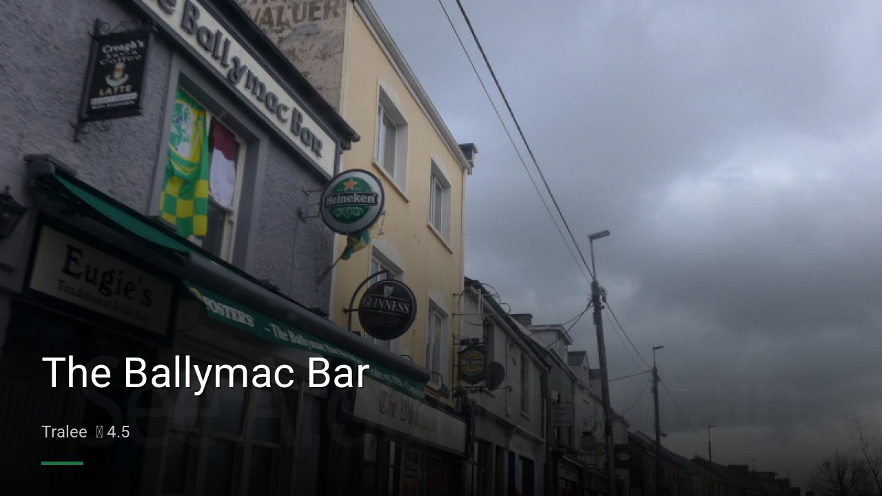 The Ballymac Bar - Sports Bars in Tralee