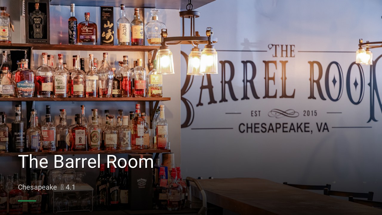 The Barrel Room - Sports Bars in Chesapeake