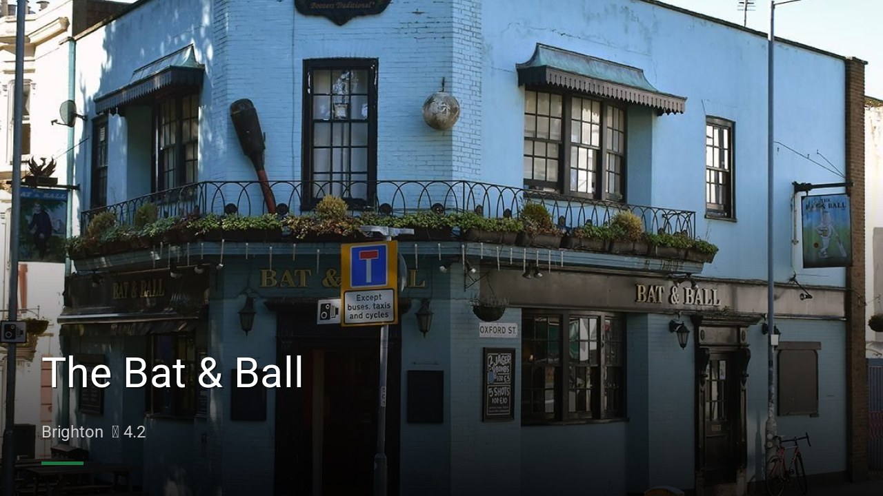 The Bat & Ball - Sports Bars in Brighton