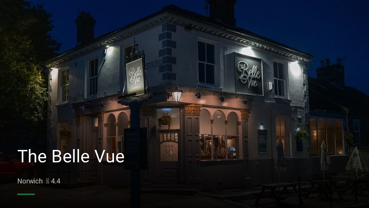 The Belle Vue - Sports Bars in Norwich