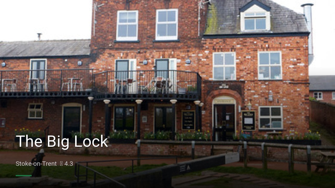 The Big Lock - Sports Bars in Stoke-on-Trent