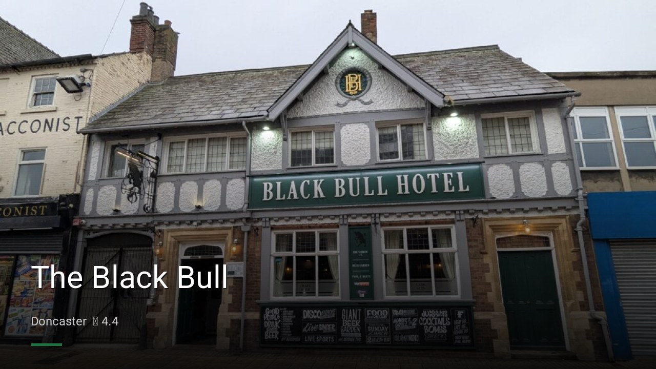 The Black Bull - Sports Bars in Doncaster