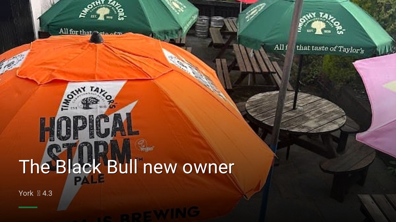 The Black Bull new owner - Sports Bars in York
