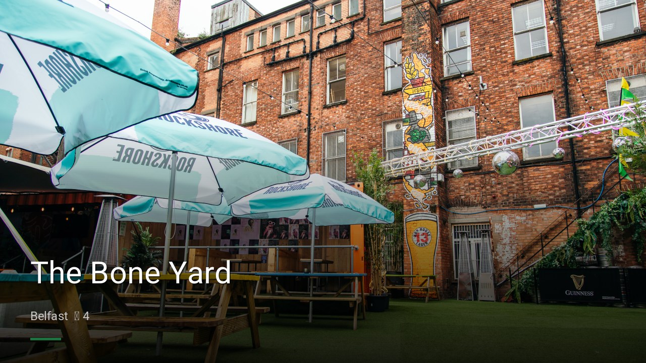 The Bone Yard - Sports Bars in Belfast