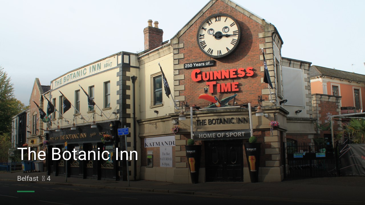 The Botanic Inn - Sports Bars in Belfast