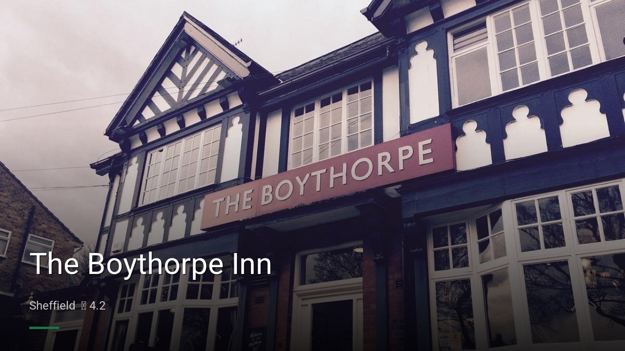 The Boythorpe Inn - Sports Bars in Sheffield