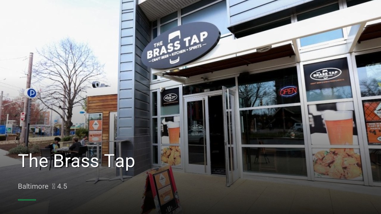 The Brass Tap - Sports Bars in Baltimore