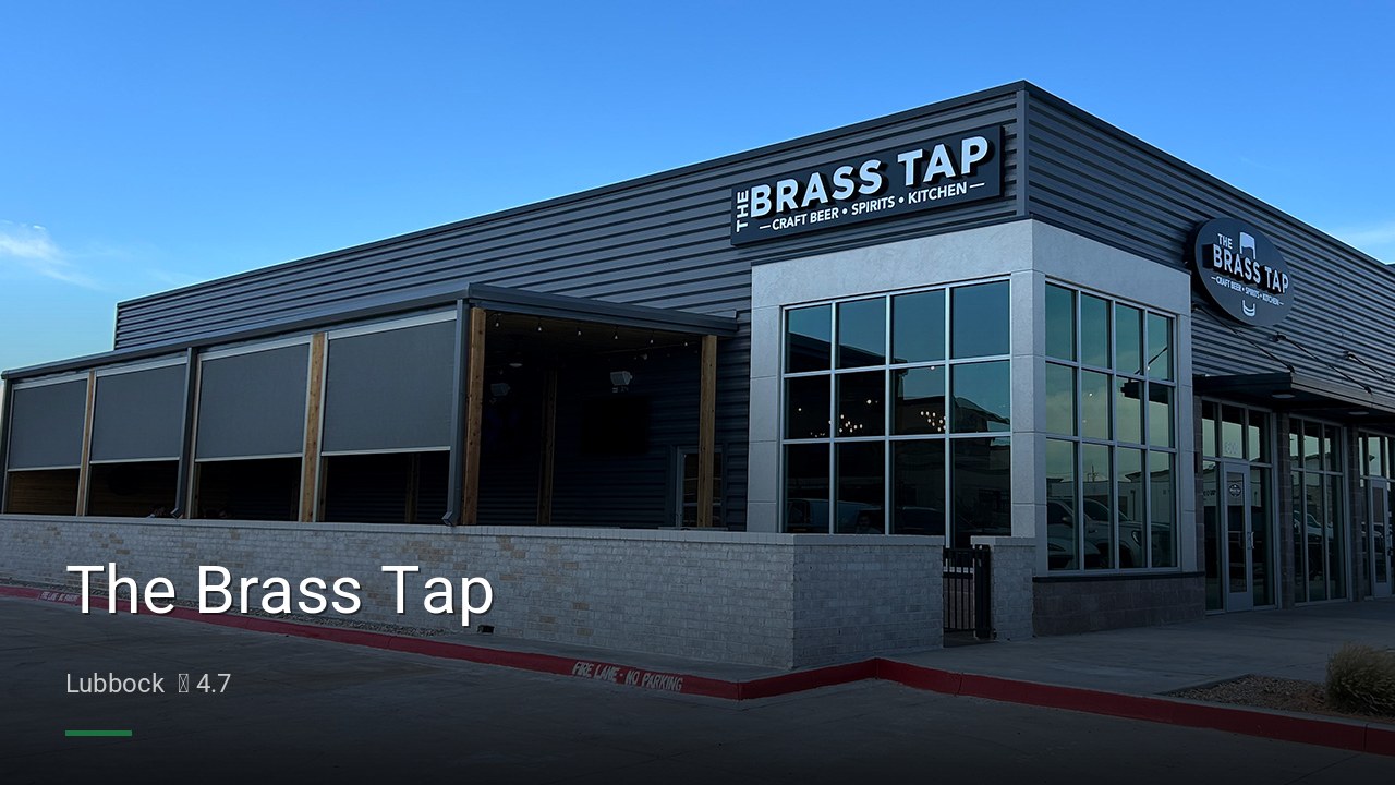 The Brass Tap - Sports Bars in Lubbock