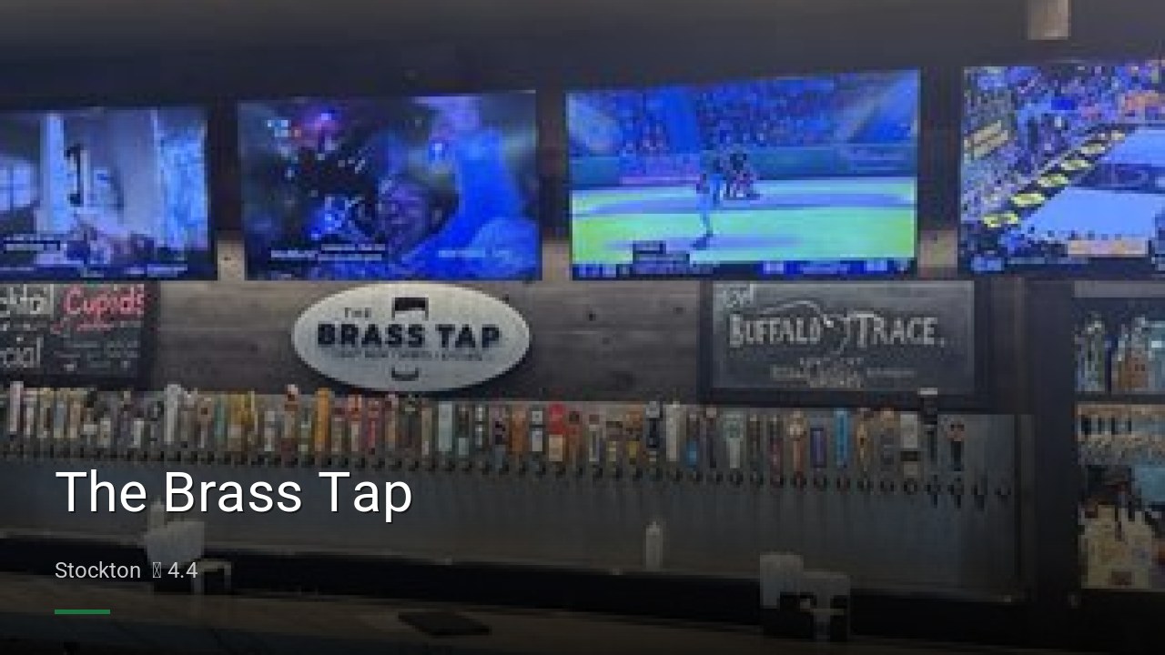The Brass Tap - Sports Bars in Stockton