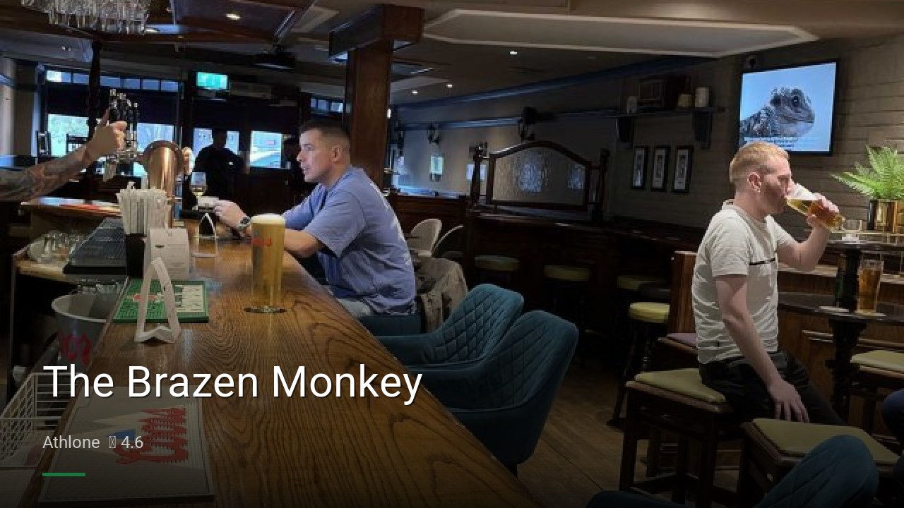 The Brazen Monkey - Sports Bars in Athlone