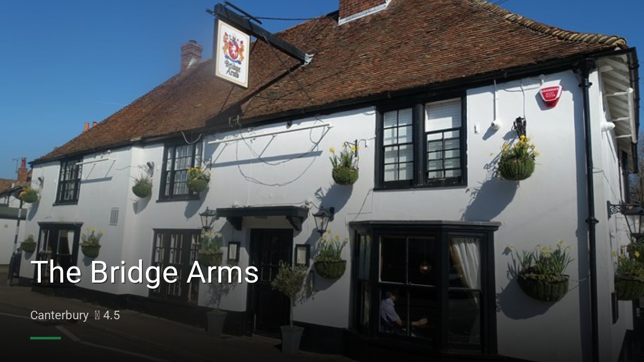 The Bridge Arms - Sports Bars in Canterbury