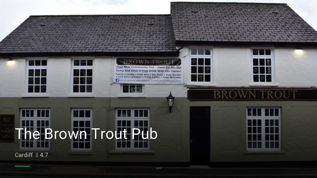 The Brown Trout Pub - Sports Bars in Cardiff