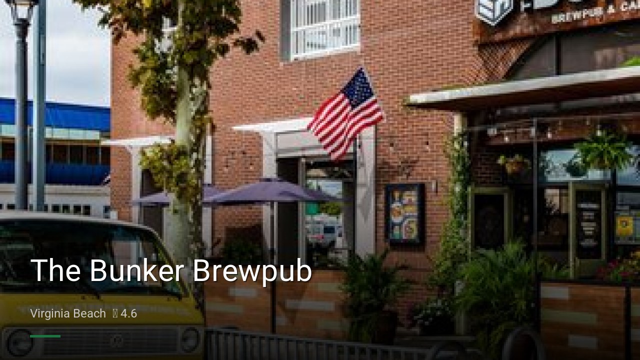 The Bunker Brewpub - Sports Bars in Virginia Beach