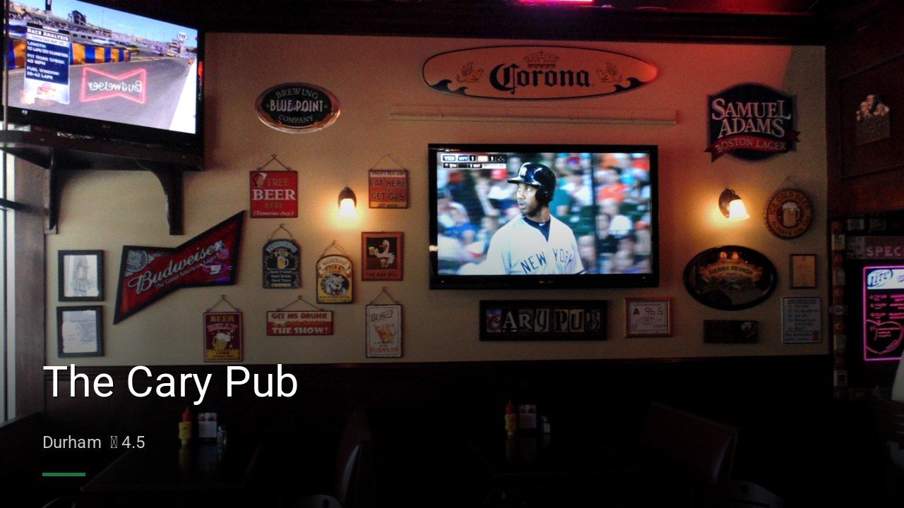 The Cary Pub - Sports Bars in Durham
