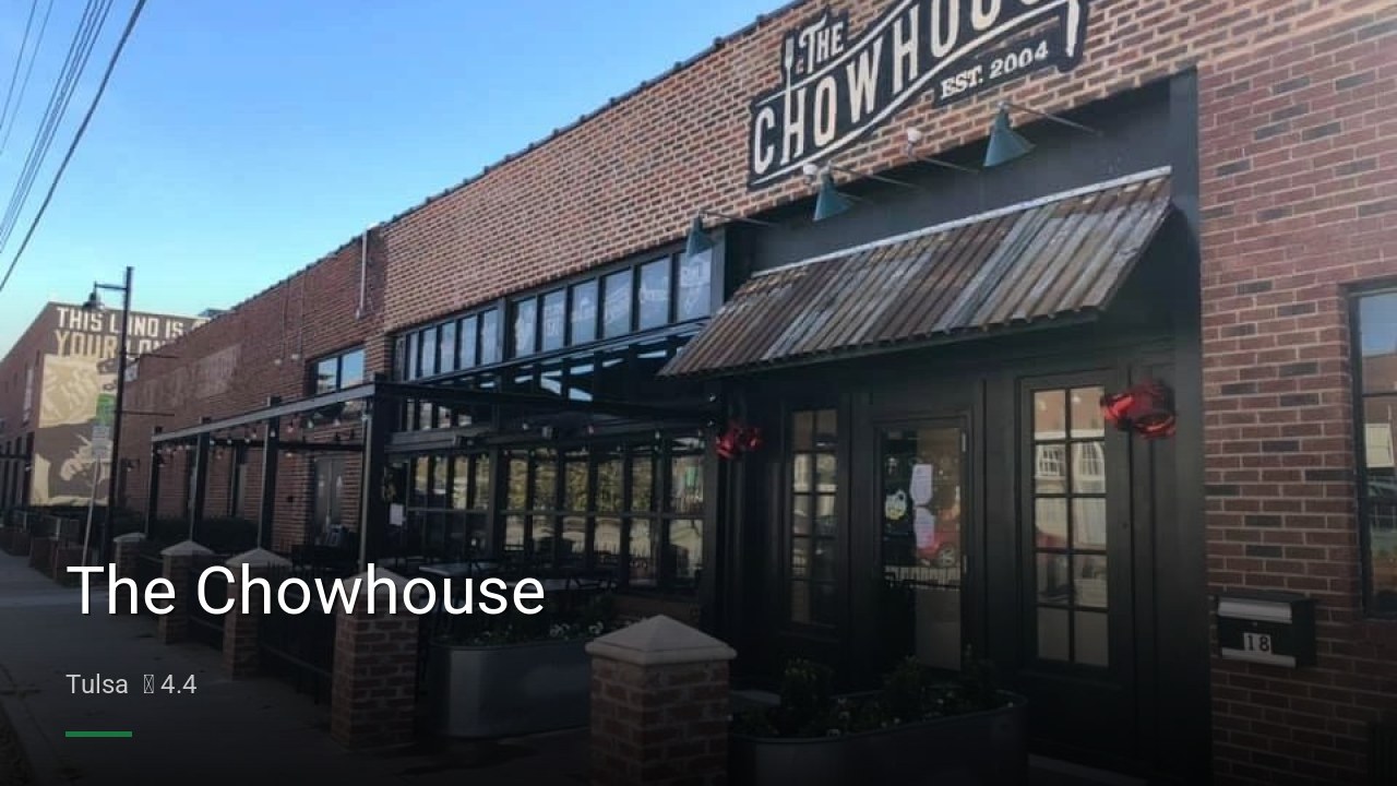 The Chowhouse - Sports Bars in Tulsa