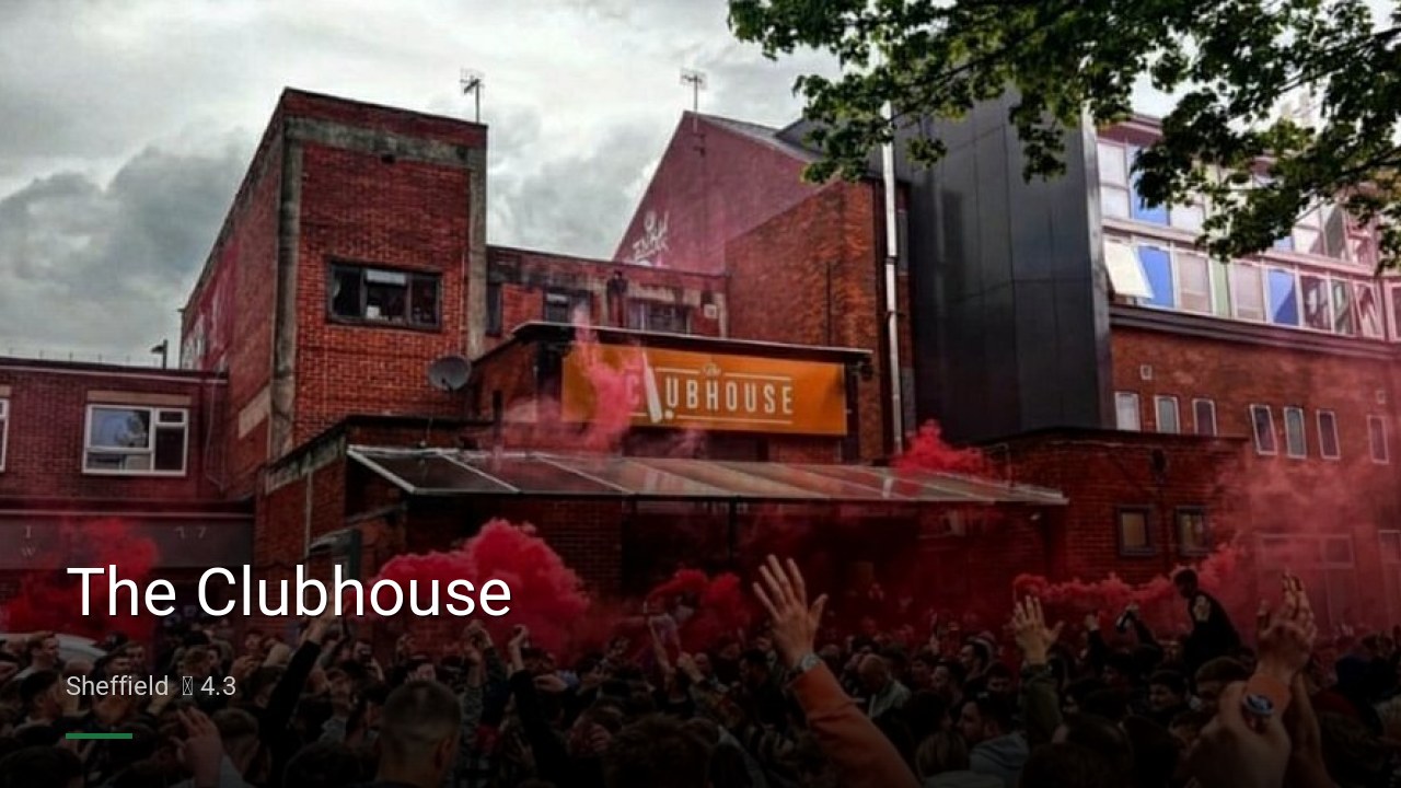 The Clubhouse - Sports Bars in Sheffield