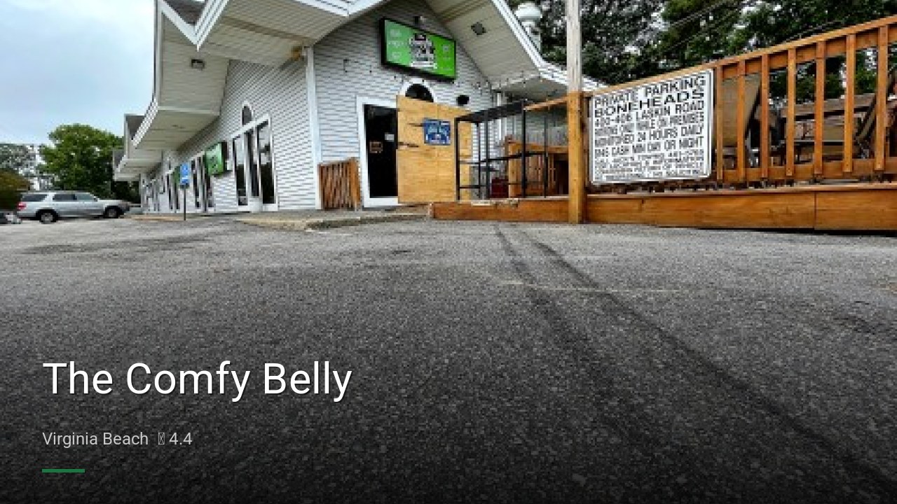 The Comfy Belly - Sports Bars in Virginia Beach