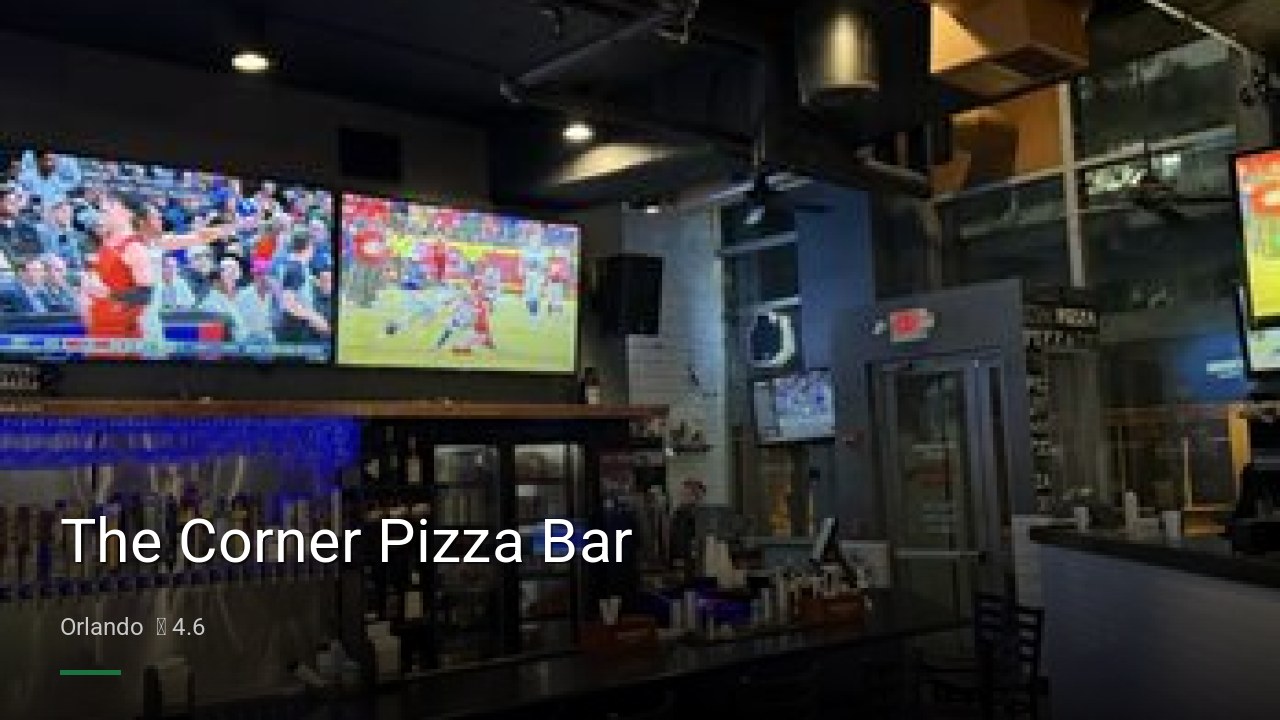 The Corner Pizza Bar - Sports Bars in Orlando