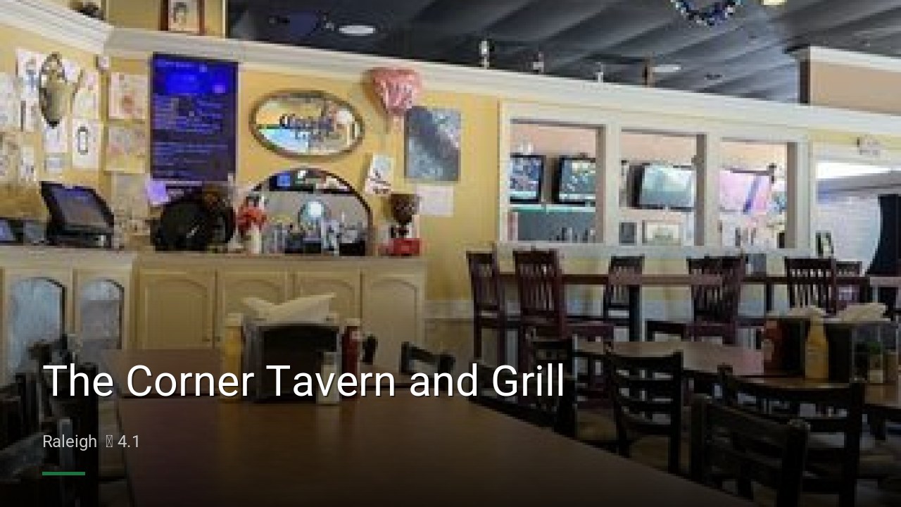 The Corner Tavern and Grill - Sports Bars in Raleigh