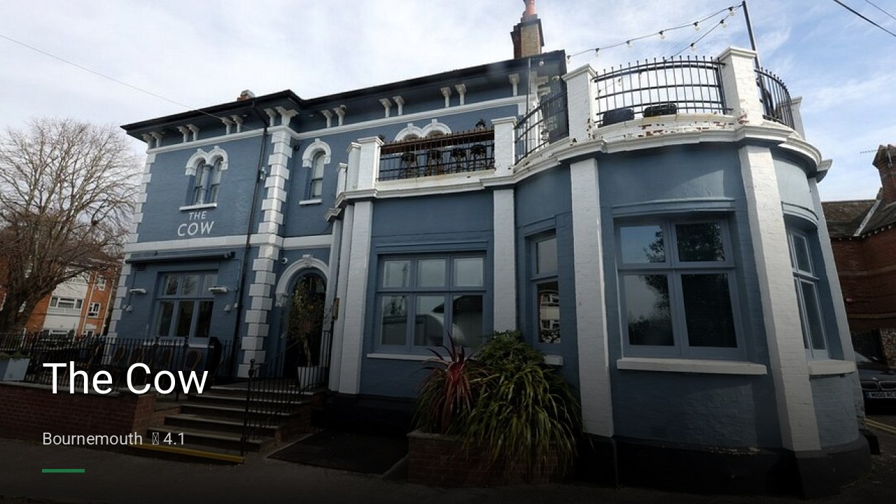 The Cow - Sports Bars in Bournemouth