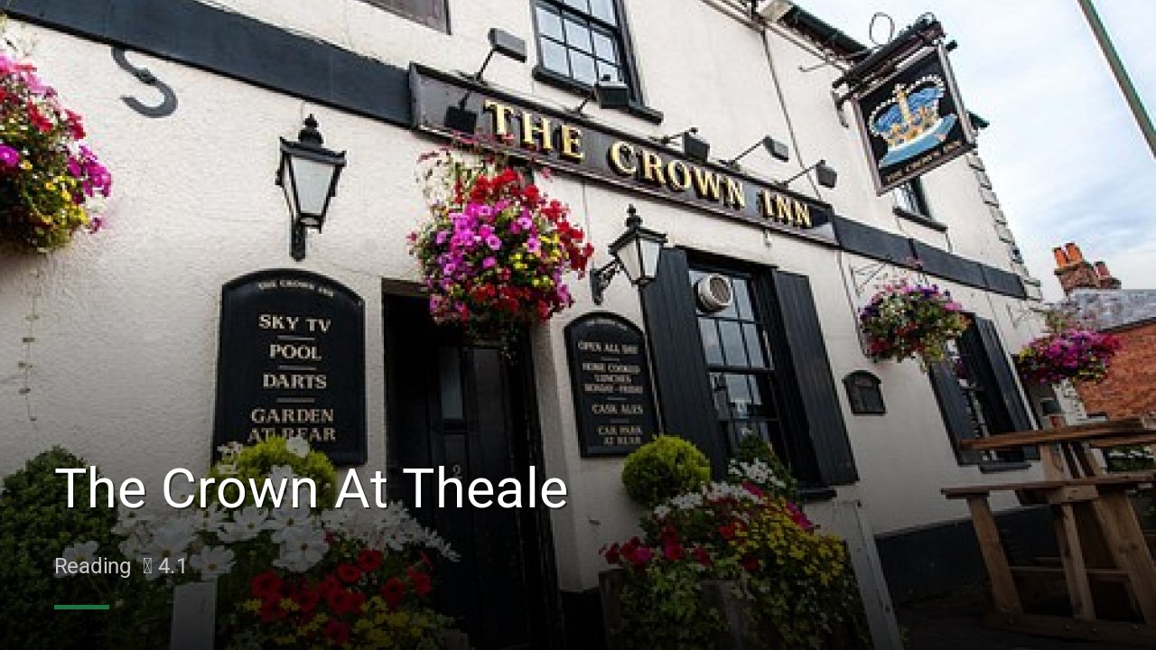 The Crown At Theale - Sports Bars in Reading