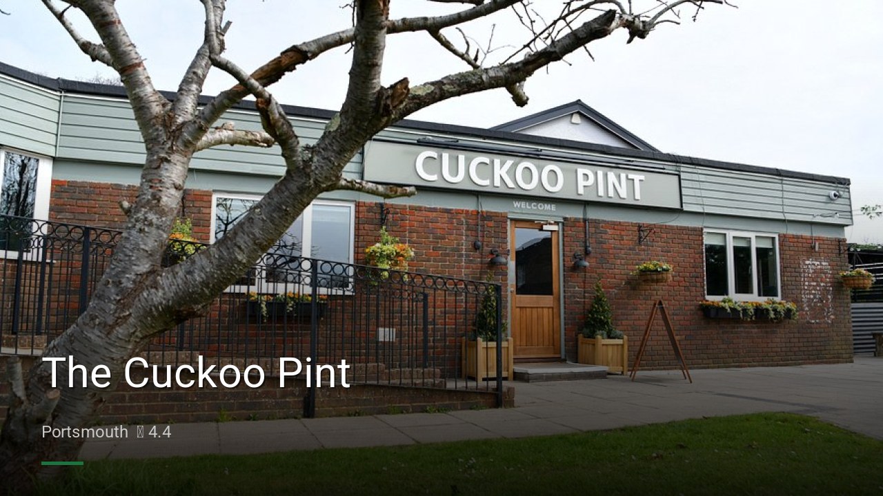 The Cuckoo Pint - Sports Bars in Portsmouth
