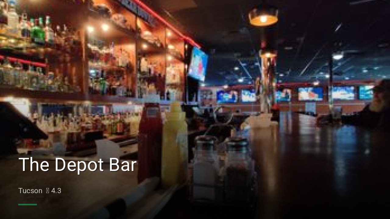 The Depot Bar - Sports Bars in Tucson