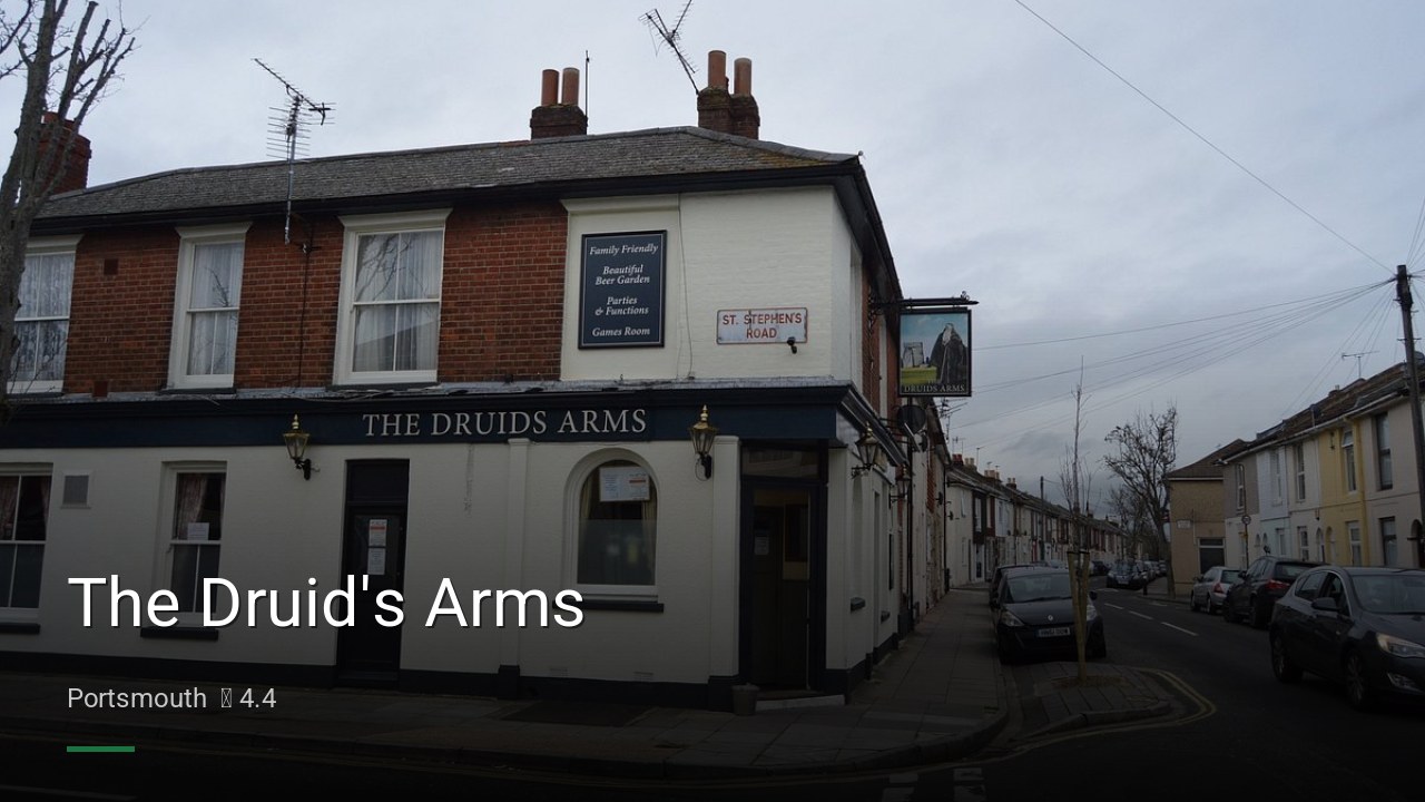 The Druid's Arms - Sports Bars in Portsmouth
