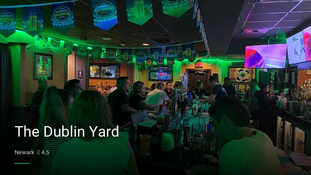 The Dublin Yard - Sports Bars in Newark