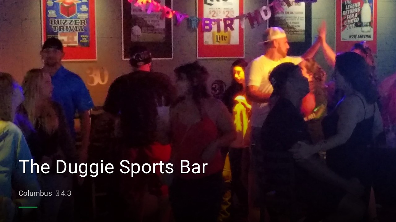 The Duggie Sports Bar — Sports bars in Columbus