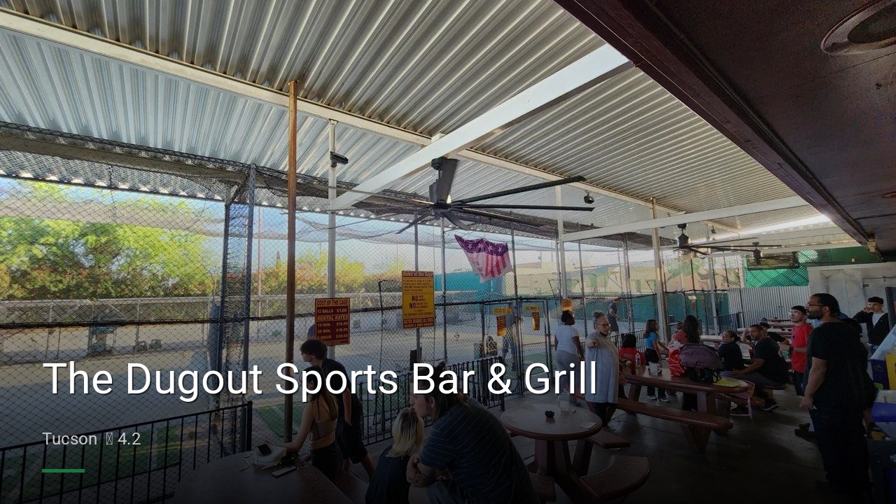 The Dugout Sports Bar & Grill - Sports Bars in Tucson