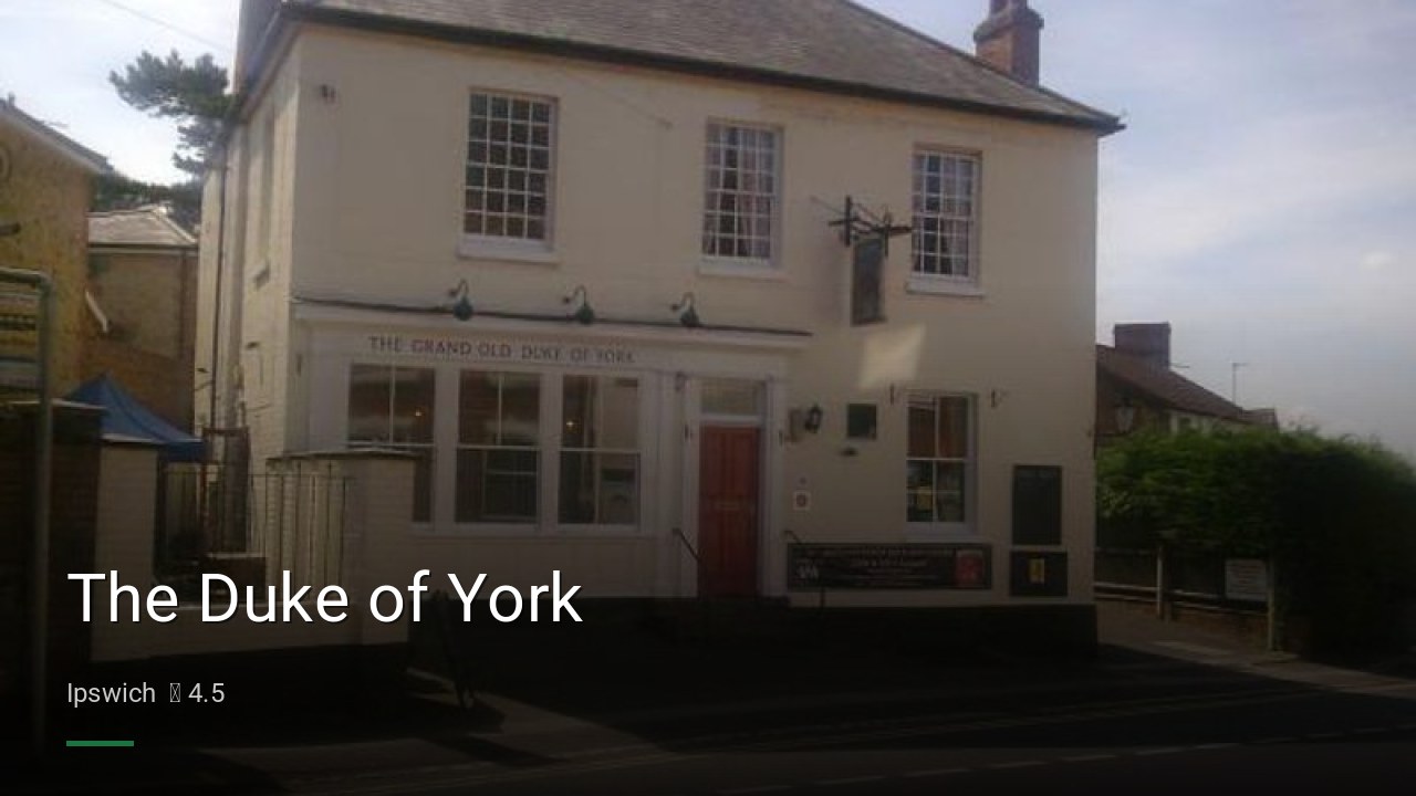 The Duke of York - Sports Bars in Ipswich