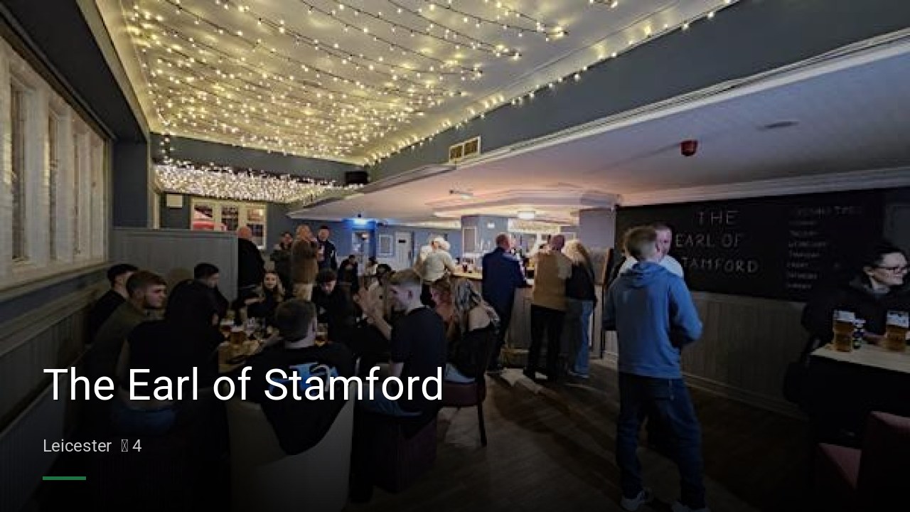 The Earl of Stamford - Sports Bars in Leicester