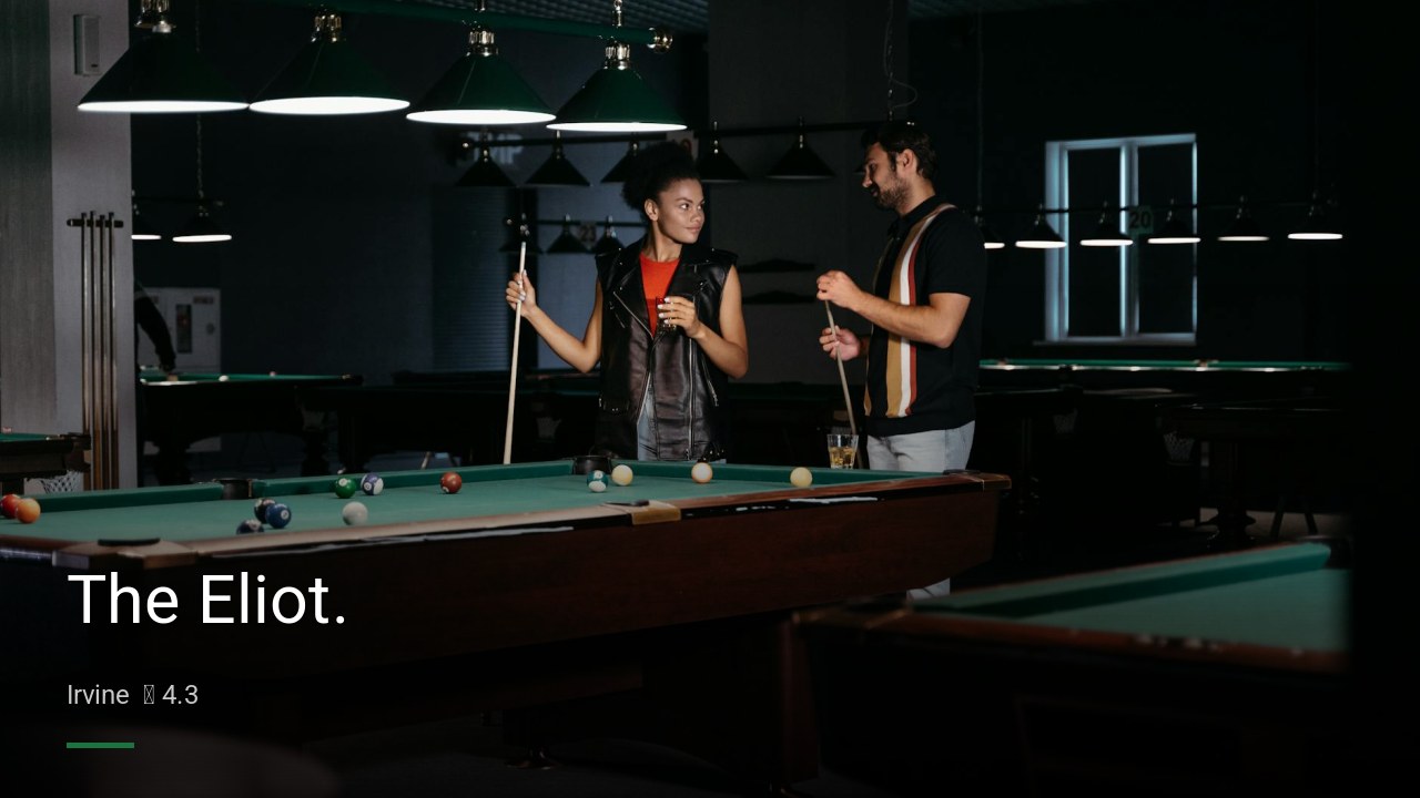 The Eliot. — Sports bars in Irvine