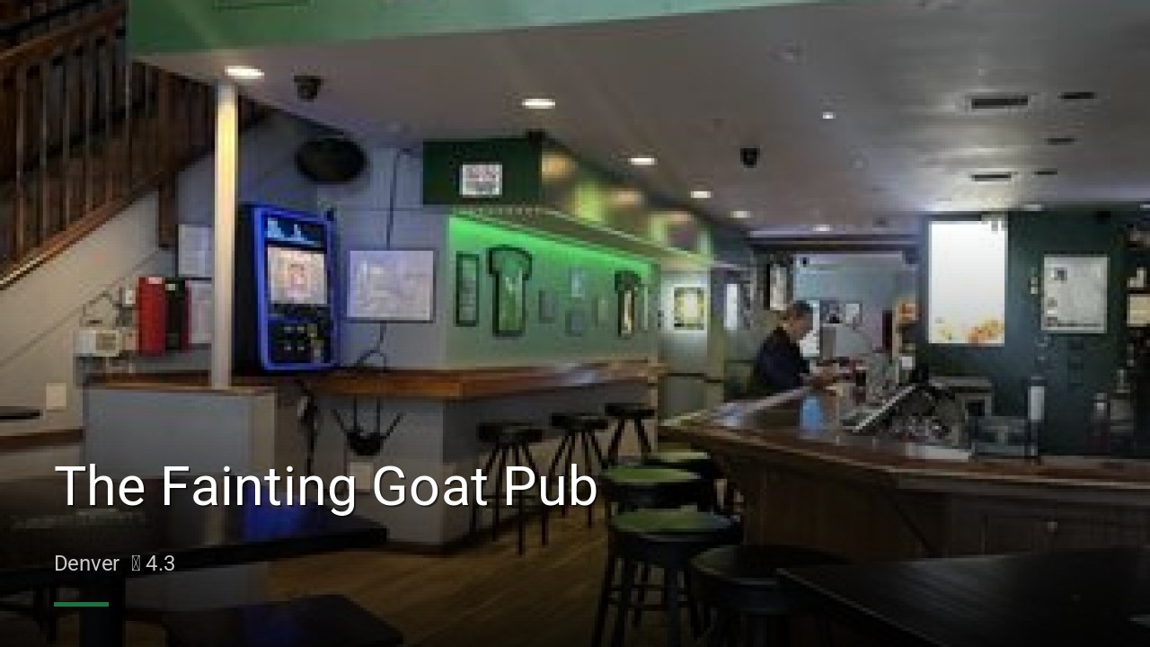 The Fainting Goat Pub - Sports Bars in Denver