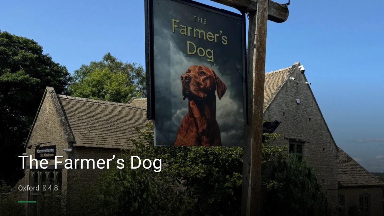 The Farmer’s Dog - Sports Bars in Oxford