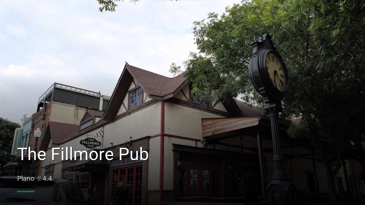 The Fillmore Pub - Sports Bars in Plano