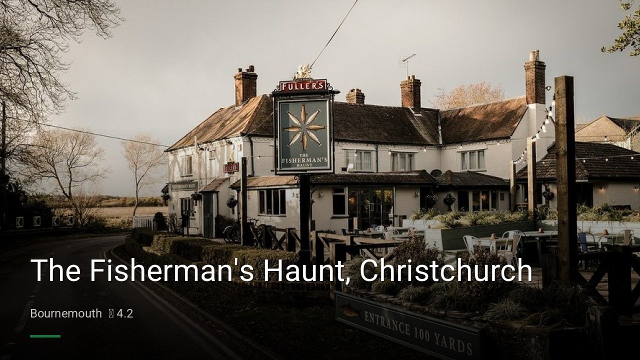 The Fisherman's Haunt, Christchurch - Sports Bars in Bournemouth