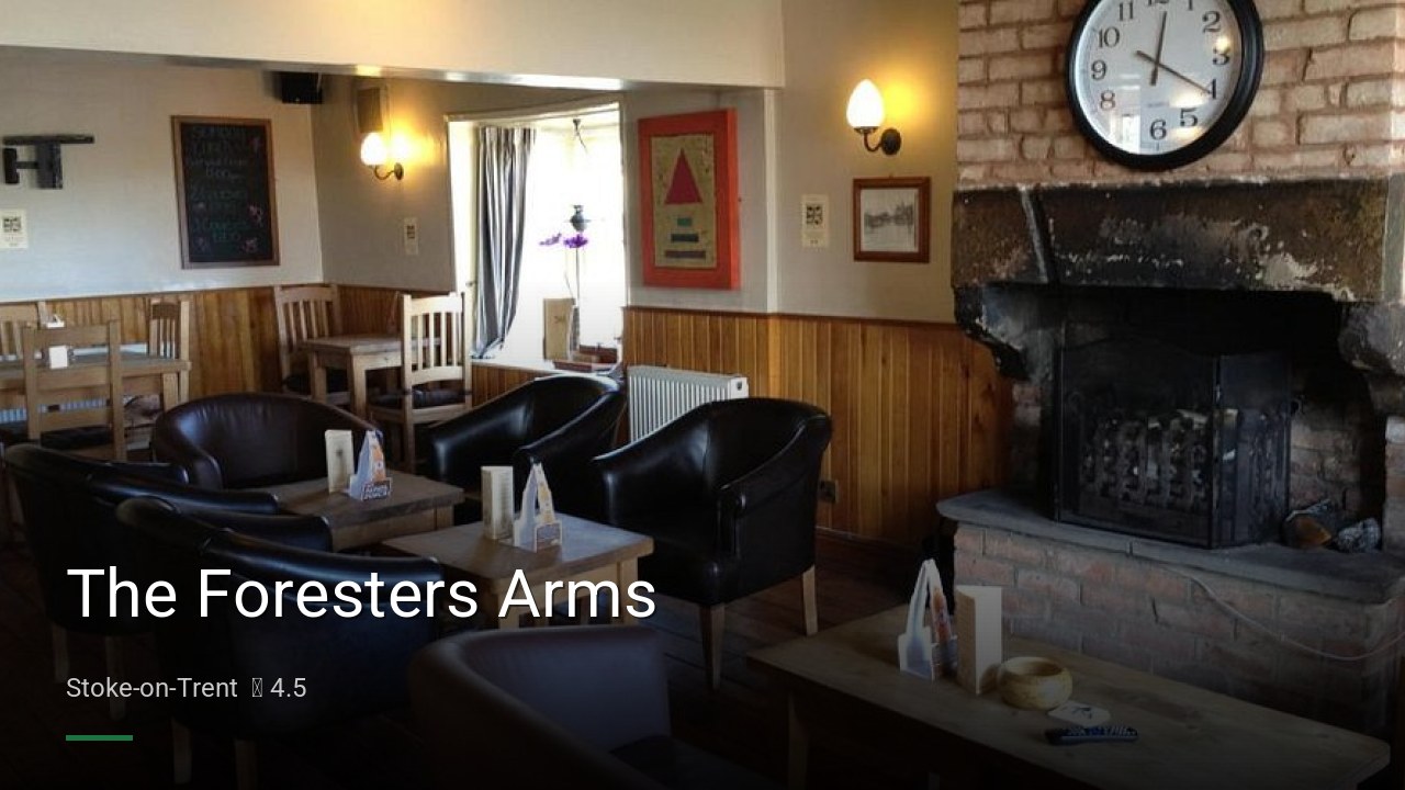 The Foresters Arms - Sports Bars in Stoke-on-Trent