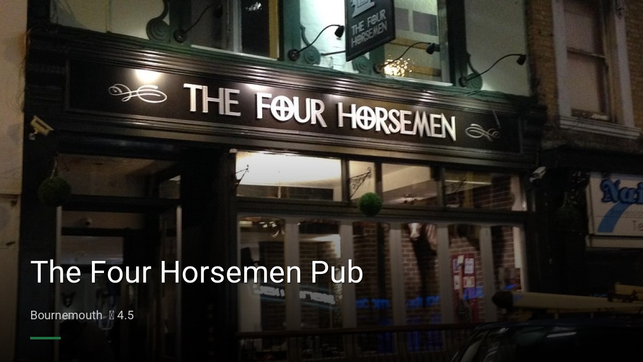 The Four Horsemen Pub - Sports Bars in Bournemouth