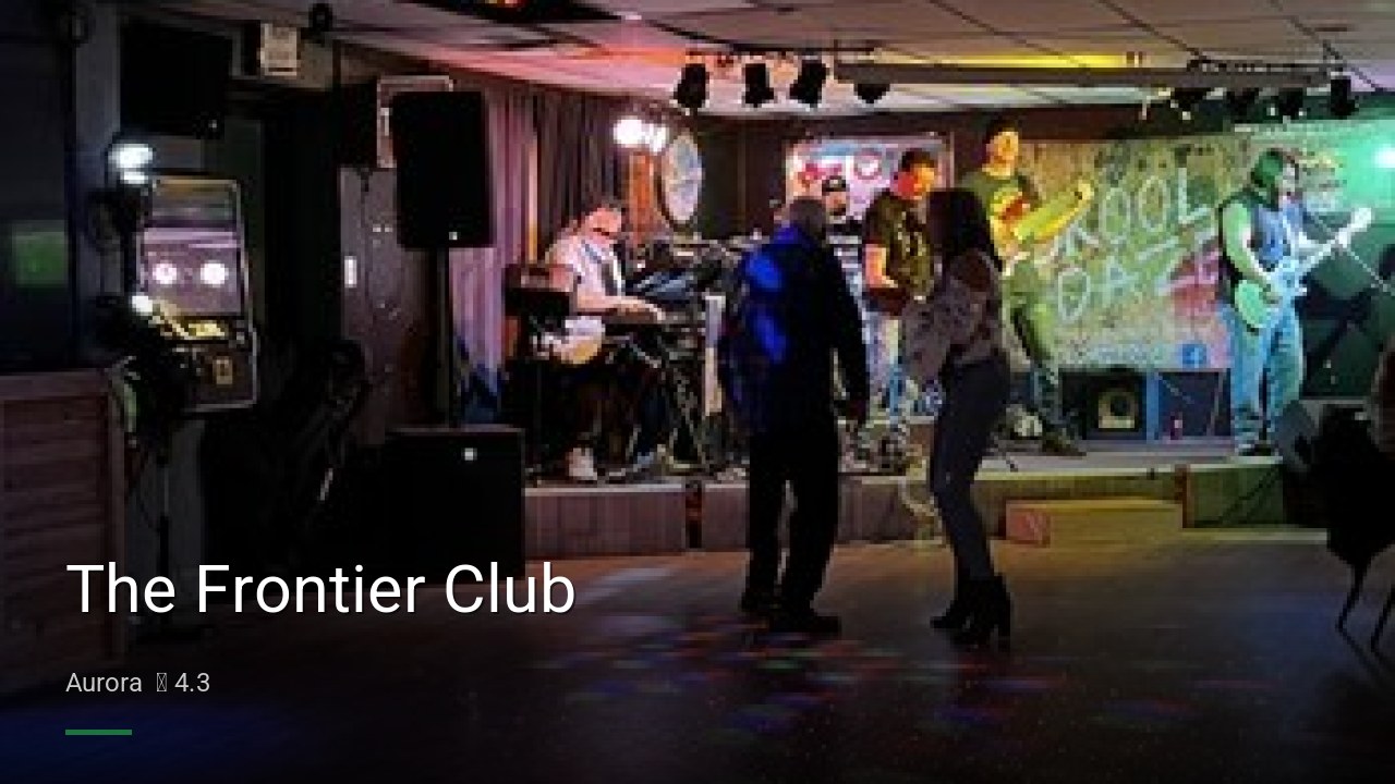 The Frontier Club - Sports Bars in Aurora