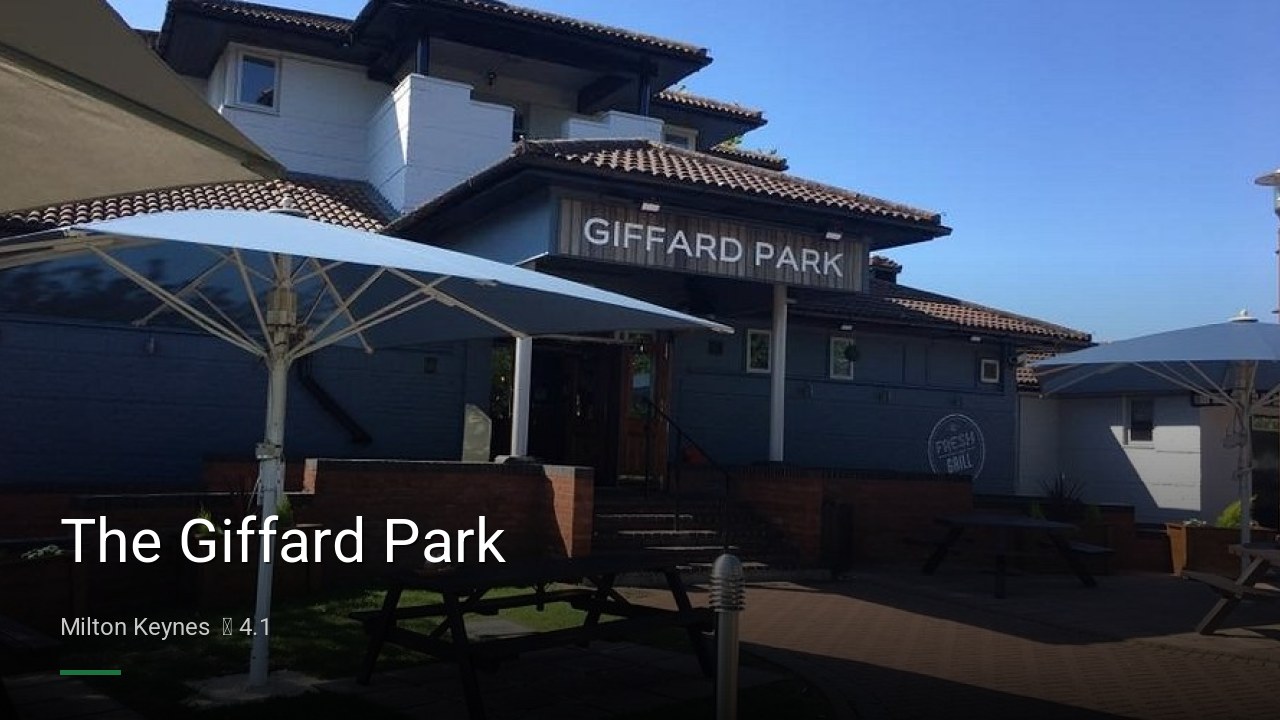 The Giffard Park - Sports Bars in Milton Keynes
