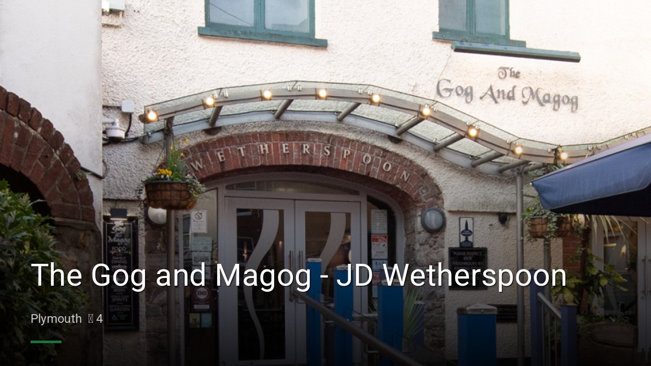 The Gog and Magog - JD Wetherspoon - Sports Bars in Plymouth