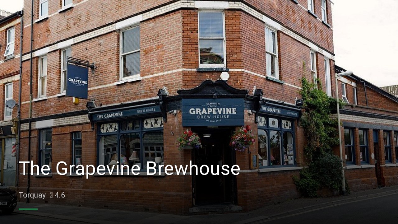 The Grapevine Brewhouse - Sports Bars in Torquay