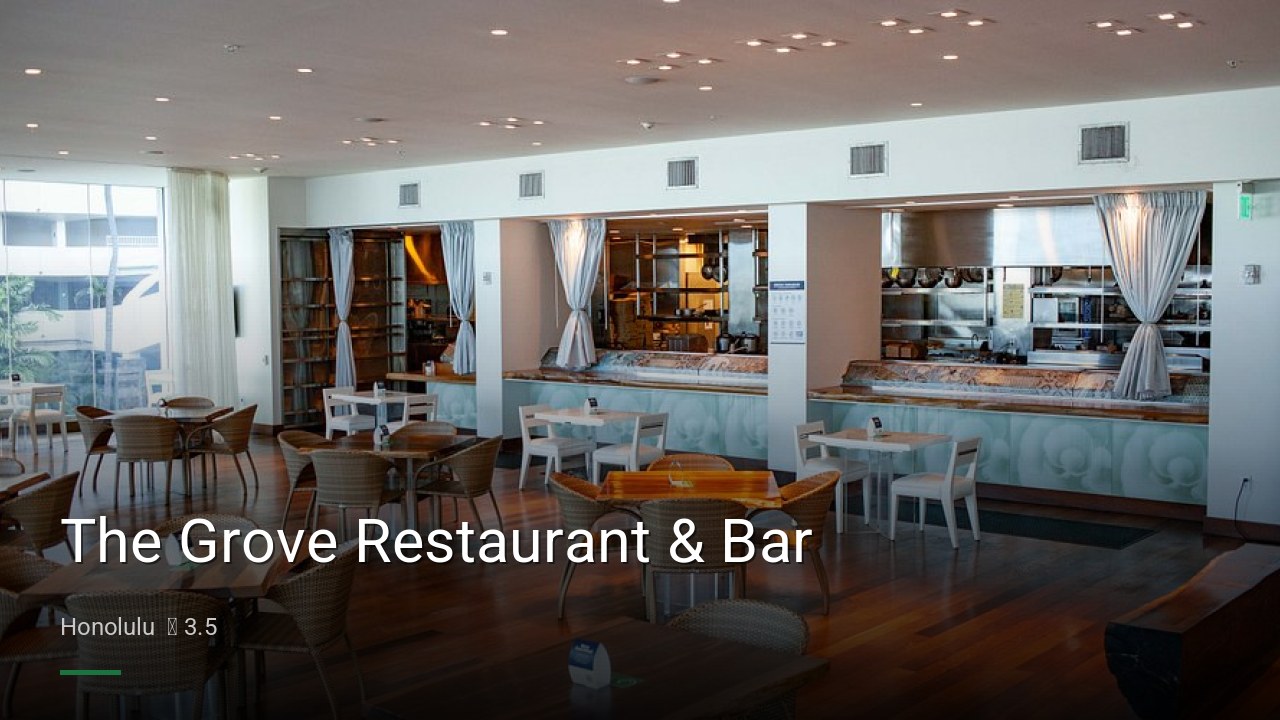 The Grove Restaurant & Bar - Sports Bars in Honolulu