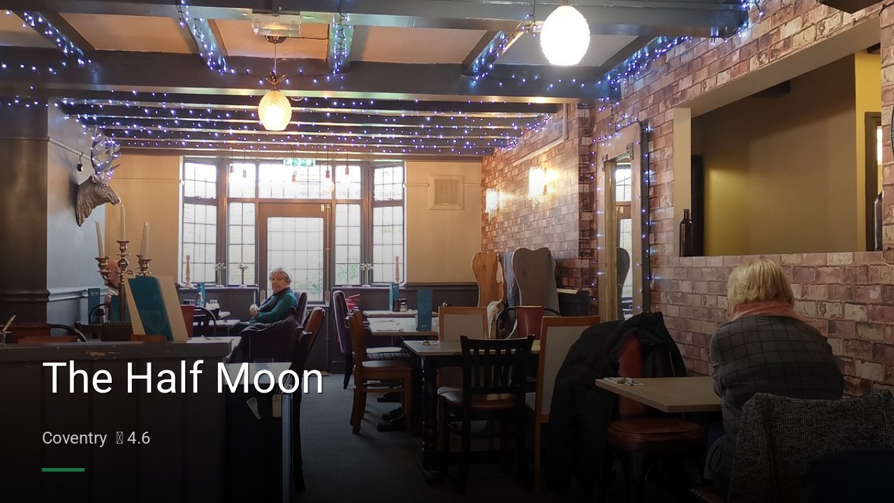 The Half Moon - Sports Bars in Coventry