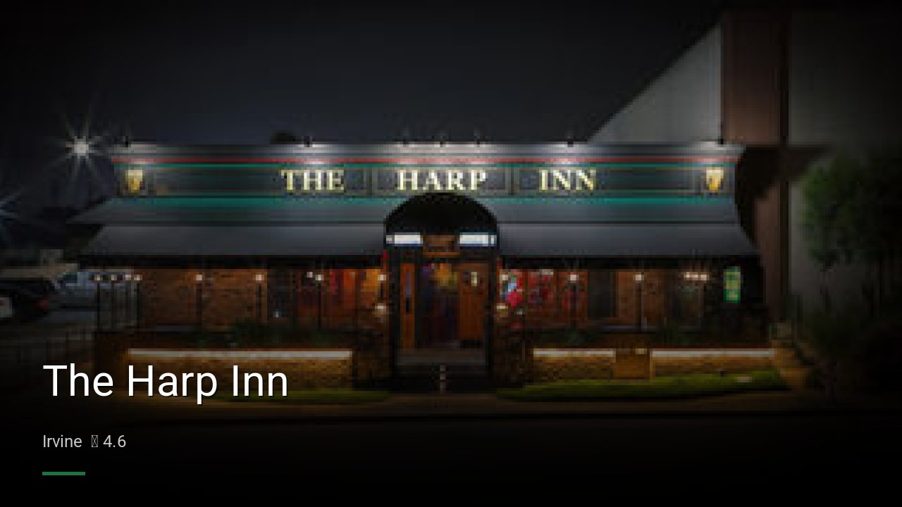 The Harp Inn - Sports Bars in Irvine